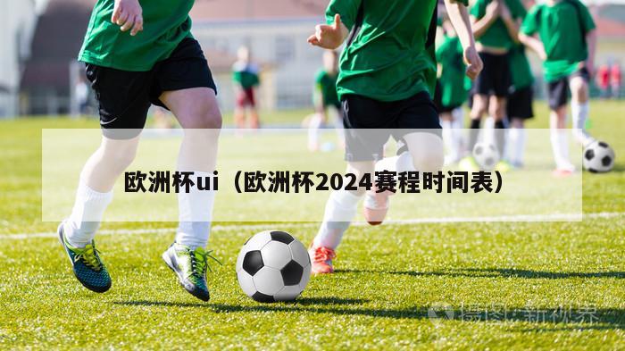 欧洲杯ui（欧洲杯2024赛程时间表）