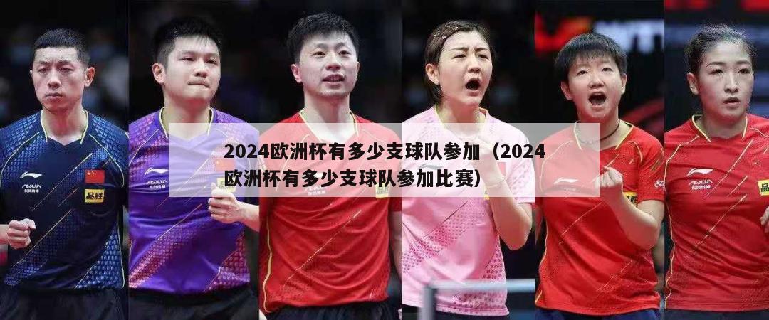 2024欧洲杯有多少支球队参加（2024欧洲杯有多少支球队参加比赛）