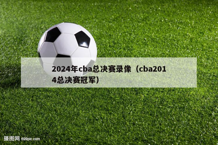 2024年cba总决赛录像（cba2014总决赛冠军）