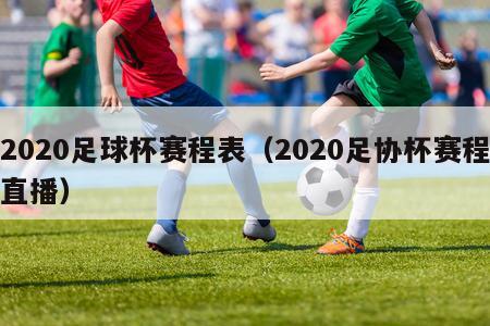 2020足球杯赛程表（2020足协杯赛程直播）